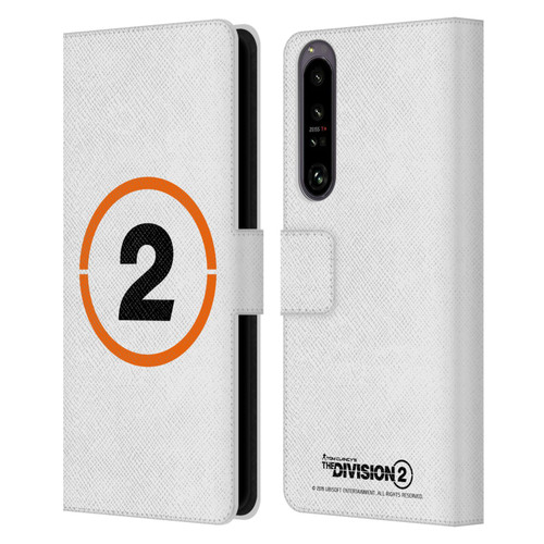 Tom Clancy's The Division 2 Logo Art Ring 2 Leather Book Wallet Case Cover For Sony Xperia 1 IV