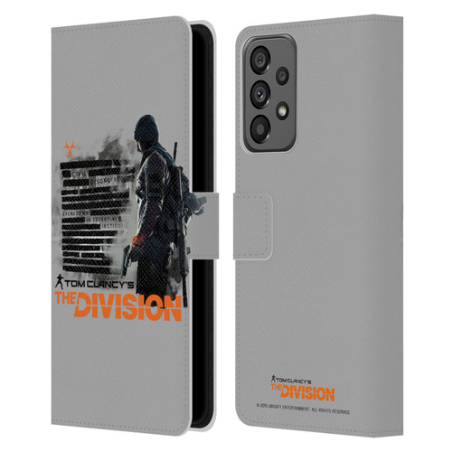 Tom Clancy's The Division Key Art Character Leather Book Wallet Case Cover For Samsung Galaxy A73 5G (2022)