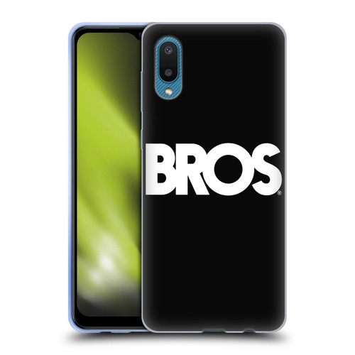 BROS Logo Art Text Soft Gel Case for Samsung Galaxy A02/M02 (2021)