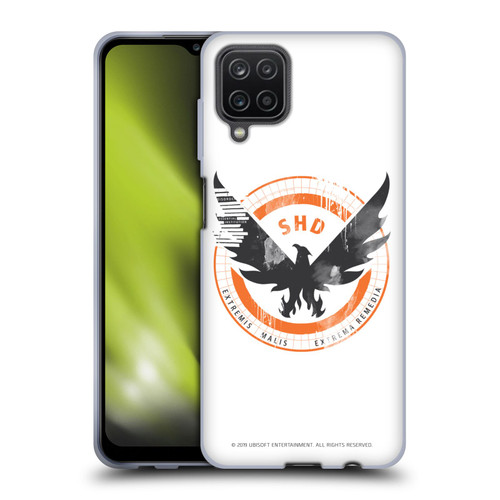 Tom Clancy's The Division Key Art Logo White Soft Gel Case for Samsung Galaxy A12 (2020)