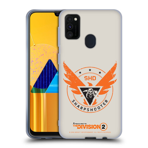 Tom Clancy's The Division 2 Logo Art Sharpshooter Soft Gel Case for Samsung Galaxy M30s (2019)/M21 (2020)