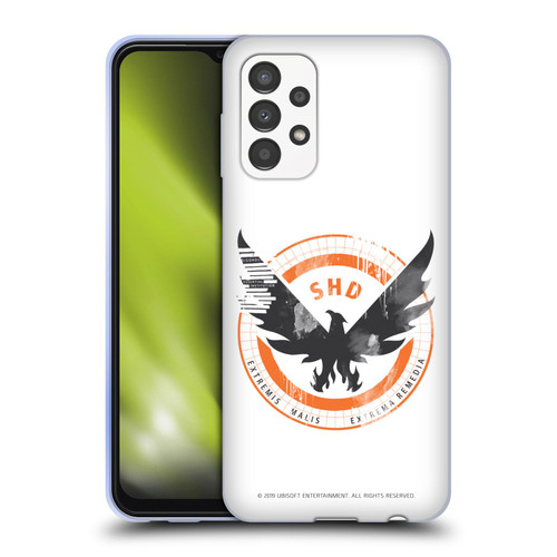 Tom Clancy's The Division Key Art Logo White Soft Gel Case for Samsung Galaxy A13 (2022)