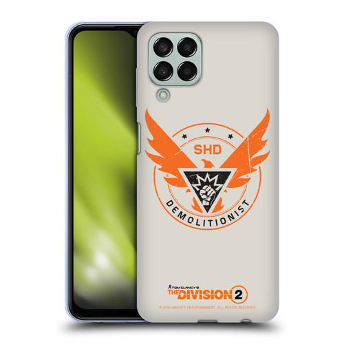 Tom Clancy's The Division 2 Logo Art Demolitionist Soft Gel Case for Samsung Galaxy M33 (2022)