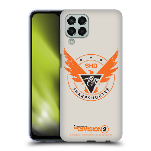 Tom Clancy's The Division 2 Logo Art Sharpshooter Soft Gel Case for Samsung Galaxy M33 (2022)
