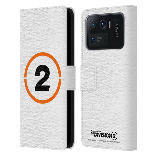 Tom Clancy's The Division 2 Logo Art Ring 2 Leather Book Wallet Case Cover For Xiaomi Mi 11 Ultra