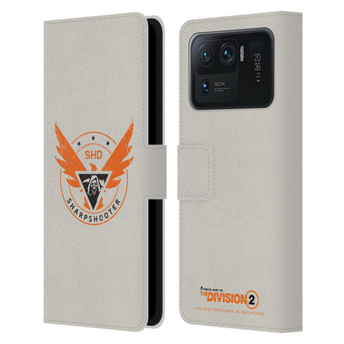 Tom Clancy's The Division 2 Logo Art Sharpshooter Leather Book Wallet Case Cover For Xiaomi Mi 11 Ultra