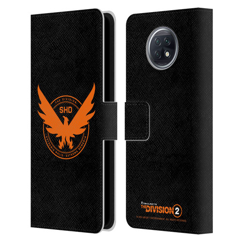 Tom Clancy's The Division 2 Logo Art Phoenix Leather Book Wallet Case Cover For Xiaomi Redmi Note 9T 5G