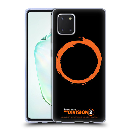 Tom Clancy's The Division 2 Logo Art Ring Soft Gel Case for Samsung Galaxy Note10 Lite