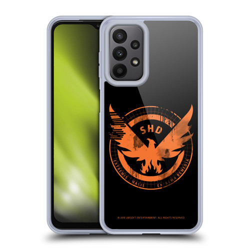 Tom Clancy's The Division Key Art Logo Black Soft Gel Case for Samsung Galaxy A23 / 5G (2022)