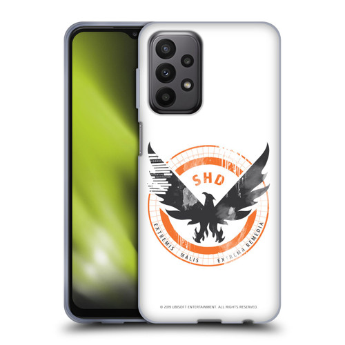 Tom Clancy's The Division Key Art Logo White Soft Gel Case for Samsung Galaxy A23 / 5G (2022)