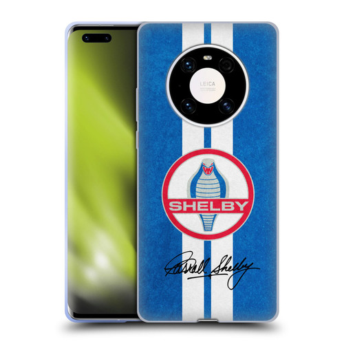 Shelby Logos Distressed Blue Soft Gel Case for Huawei Mate 40 Pro 5G