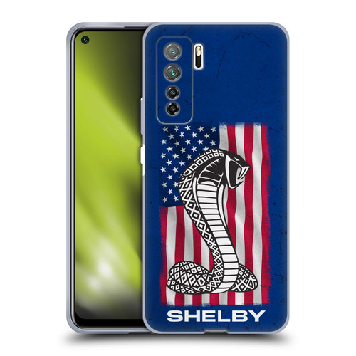 Shelby Logos American Flag Soft Gel Case for Huawei Nova 7 SE/P40 Lite 5G