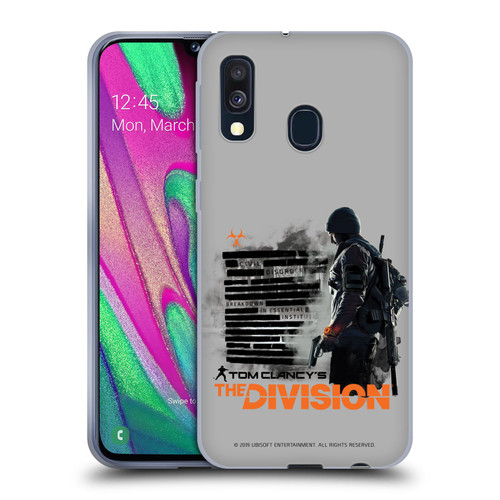 Tom Clancy's The Division Key Art Character Soft Gel Case for Samsung Galaxy A40 (2019)