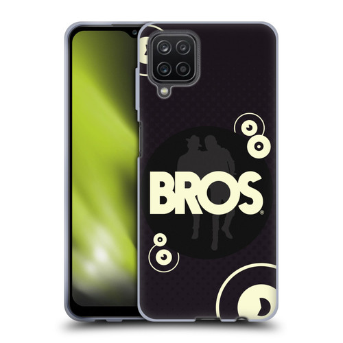 BROS Logo Art Retro Soft Gel Case for Samsung Galaxy A12 (2020)