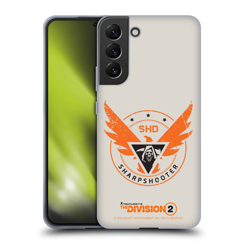 Tom Clancy's The Division 2 Logo Art Sharpshooter Soft Gel Case for Samsung Galaxy S22+ 5G
