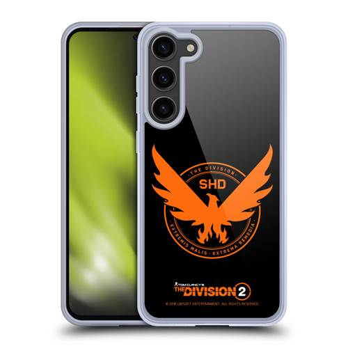 Tom Clancy's The Division 2 Logo Art Phoenix Soft Gel Case for Samsung Galaxy S23+ 5G