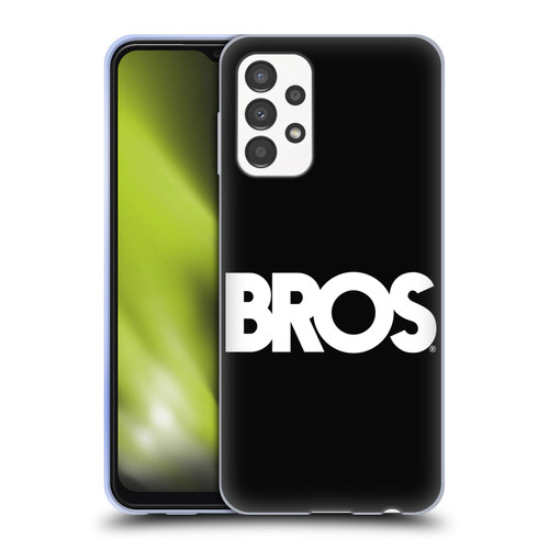 BROS Logo Art Text Soft Gel Case for Samsung Galaxy A13 (2022)