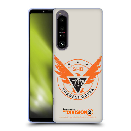 Tom Clancy's The Division 2 Logo Art Sharpshooter Soft Gel Case for Sony Xperia 1 IV