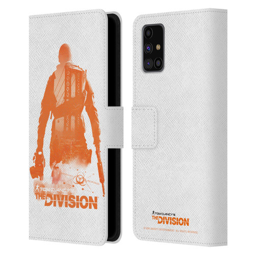 Tom Clancy's The Division Key Art Character 3 Leather Book Wallet Case Cover For Samsung Galaxy M31s (2020)