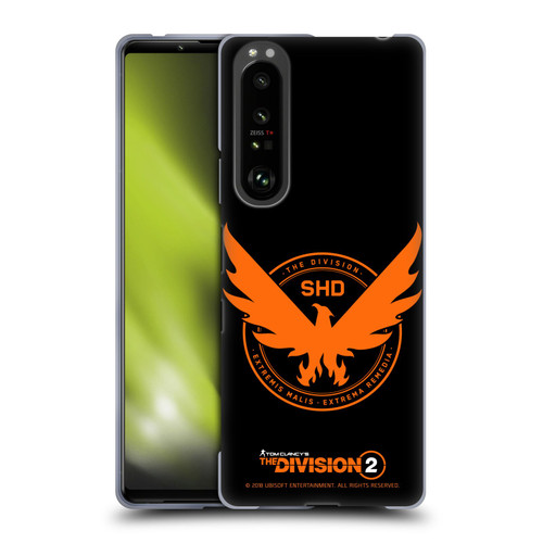 Tom Clancy's The Division 2 Logo Art Phoenix Soft Gel Case for Sony Xperia 1 III