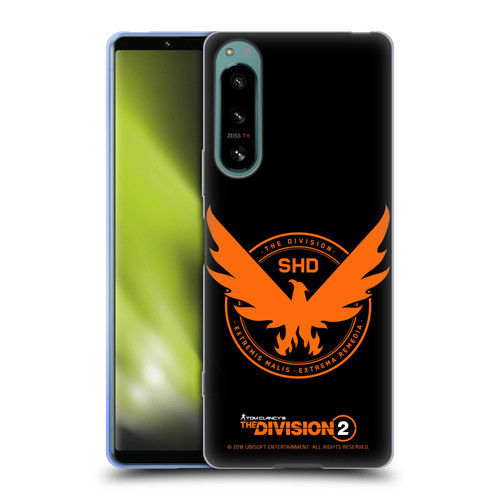 Tom Clancy's The Division 2 Logo Art Phoenix Soft Gel Case for Sony Xperia 5 IV