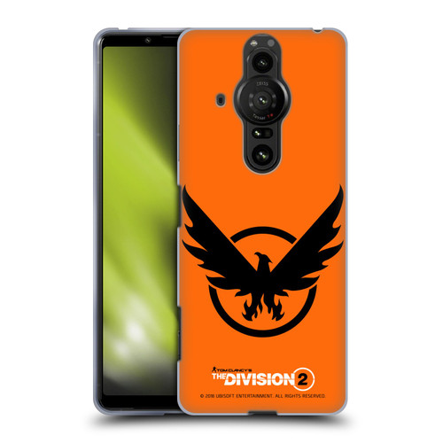 Tom Clancy's The Division 2 Logo Art Phoenix 2 Soft Gel Case for Sony Xperia Pro-I