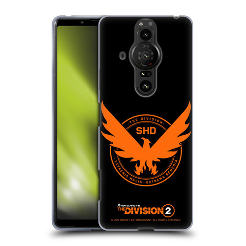 Tom Clancy's The Division 2 Logo Art Phoenix Soft Gel Case for Sony Xperia Pro-I