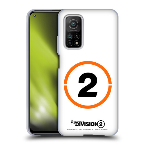 Tom Clancy's The Division 2 Logo Art Ring 2 Soft Gel Case for Xiaomi Mi 10T 5G