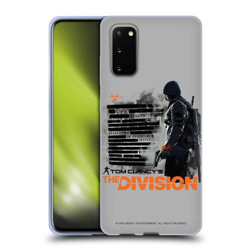Tom Clancy's The Division Key Art Character Soft Gel Case for Samsung Galaxy S20 / S20 5G