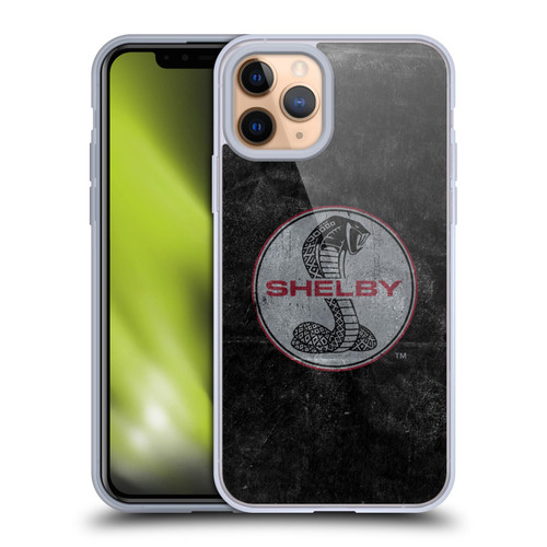 Shelby Logos Distressed Black Soft Gel Case for Apple iPhone 11 Pro
