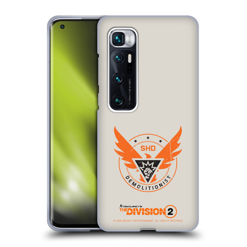 Tom Clancy's The Division 2 Logo Art Demolitionist Soft Gel Case for Xiaomi Mi 10 Ultra 5G