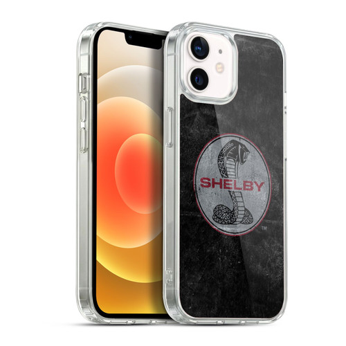 Shelby Logos Distressed Black Soft Gel Case for Apple iPhone 12 / iPhone 12 Pro & MagSafe