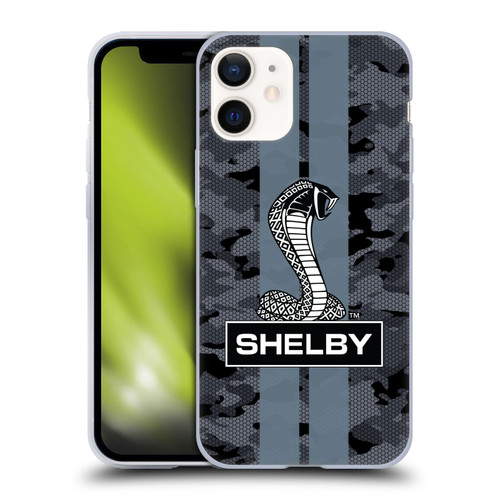 Shelby Logos Camouflage Soft Gel Case for Apple iPhone 12 Mini