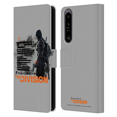 Tom Clancy's The Division Key Art Character Leather Book Wallet Case Cover For Sony Xperia 1 IV