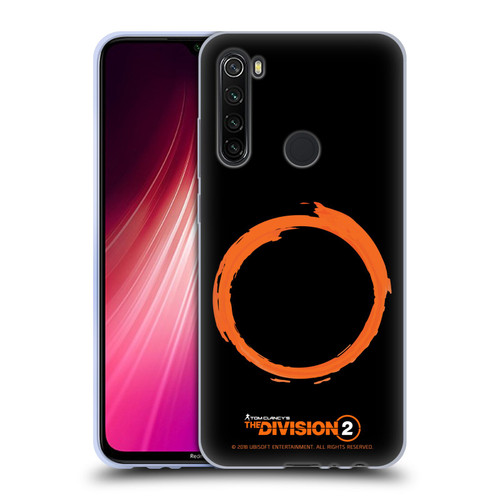 Tom Clancy's The Division 2 Logo Art Ring Soft Gel Case for Xiaomi Redmi Note 8T