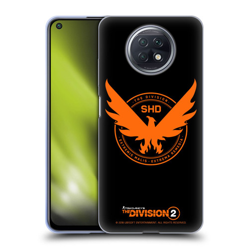 Tom Clancy's The Division 2 Logo Art Phoenix Soft Gel Case for Xiaomi Redmi Note 9T 5G