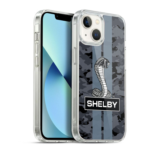 Shelby Logos Camouflage Soft Gel Case for Apple iPhone 13