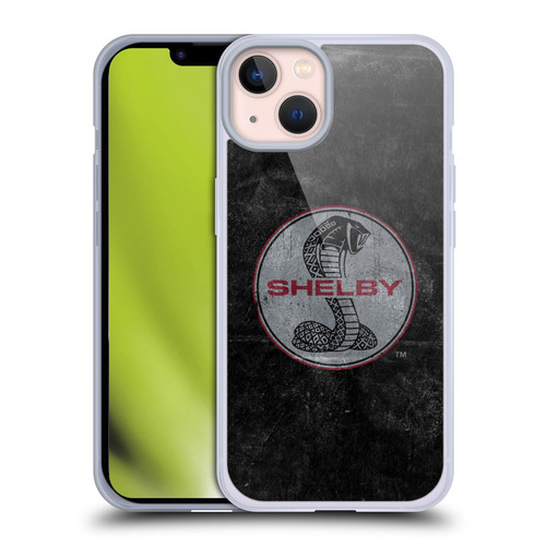 Shelby Logos Distressed Black Soft Gel Case for Apple iPhone 13