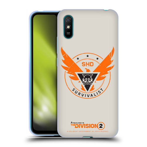 Tom Clancy's The Division 2 Logo Art Survivalist Soft Gel Case for Xiaomi Redmi 9A / Redmi 9AT