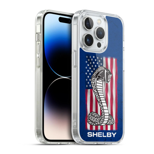 Shelby Logos American Flag Soft Gel Case for Apple iPhone 13 Pro