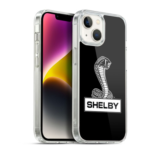 Shelby Logos Plain Soft Gel Case for Apple iPhone 14