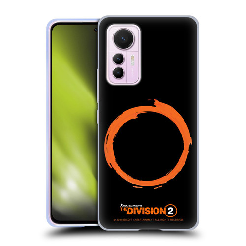 Tom Clancy's The Division 2 Logo Art Ring Soft Gel Case for Xiaomi 12 Lite