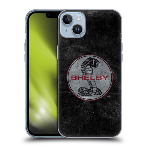 Shelby Logos Distressed Black Soft Gel Case for Apple iPhone 14 Plus