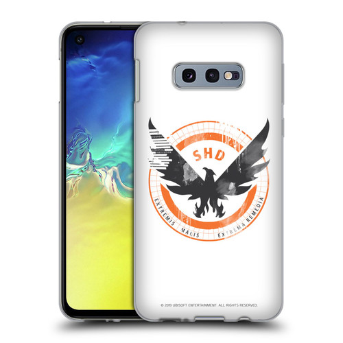 Tom Clancy's The Division Key Art Logo White Soft Gel Case for Samsung Galaxy S10e