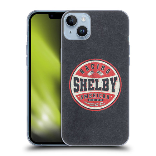 Shelby Logos Vintage Badge Soft Gel Case for Apple iPhone 14 Plus