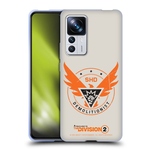 Tom Clancy's The Division 2 Logo Art Demolitionist Soft Gel Case for Xiaomi 12T Pro