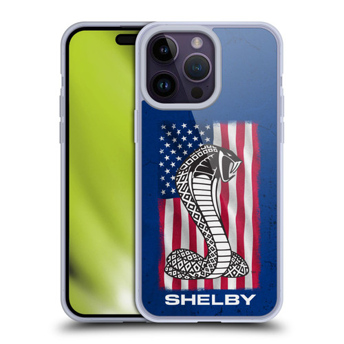 Shelby Logos American Flag Soft Gel Case for Apple iPhone 14 Pro Max
