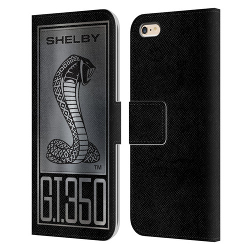 Shelby Car Graphics GT350 Leather Book Wallet Case Cover For Apple iPhone 6 Plus / iPhone 6s Plus