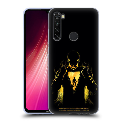 Shazam! 2019 Movie Character Art Lightning Silhouette Soft Gel Case for Xiaomi Redmi Note 8T