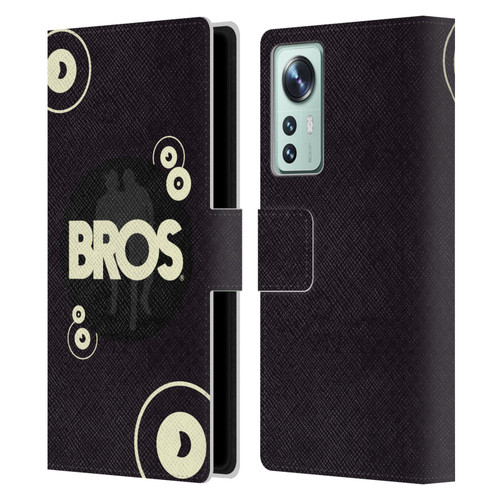 BROS Logo Art Retro Leather Book Wallet Case Cover For Xiaomi 12